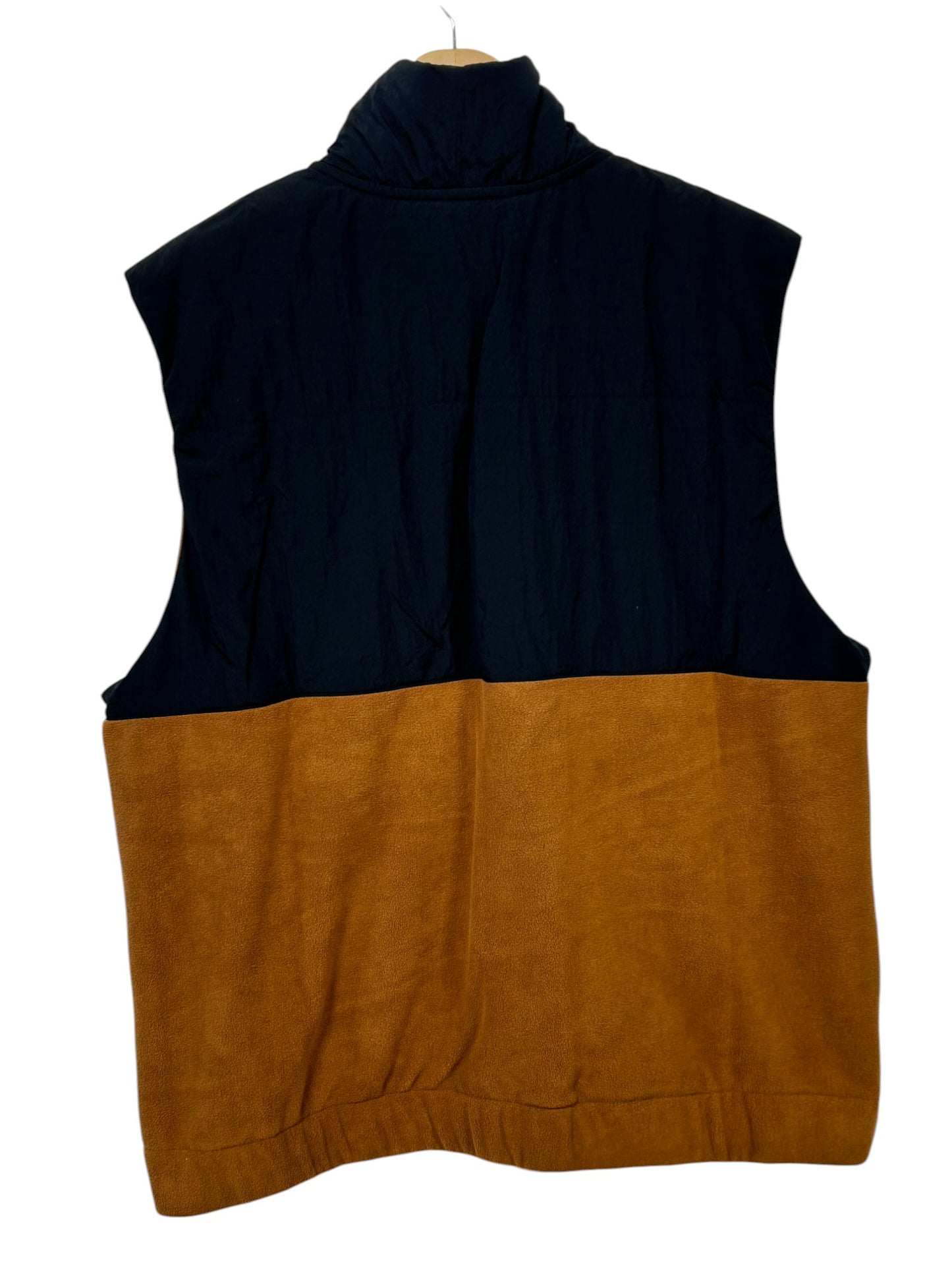 Jordan Brand Two Toned Zip Up Fleece Vest Size Medium NWT