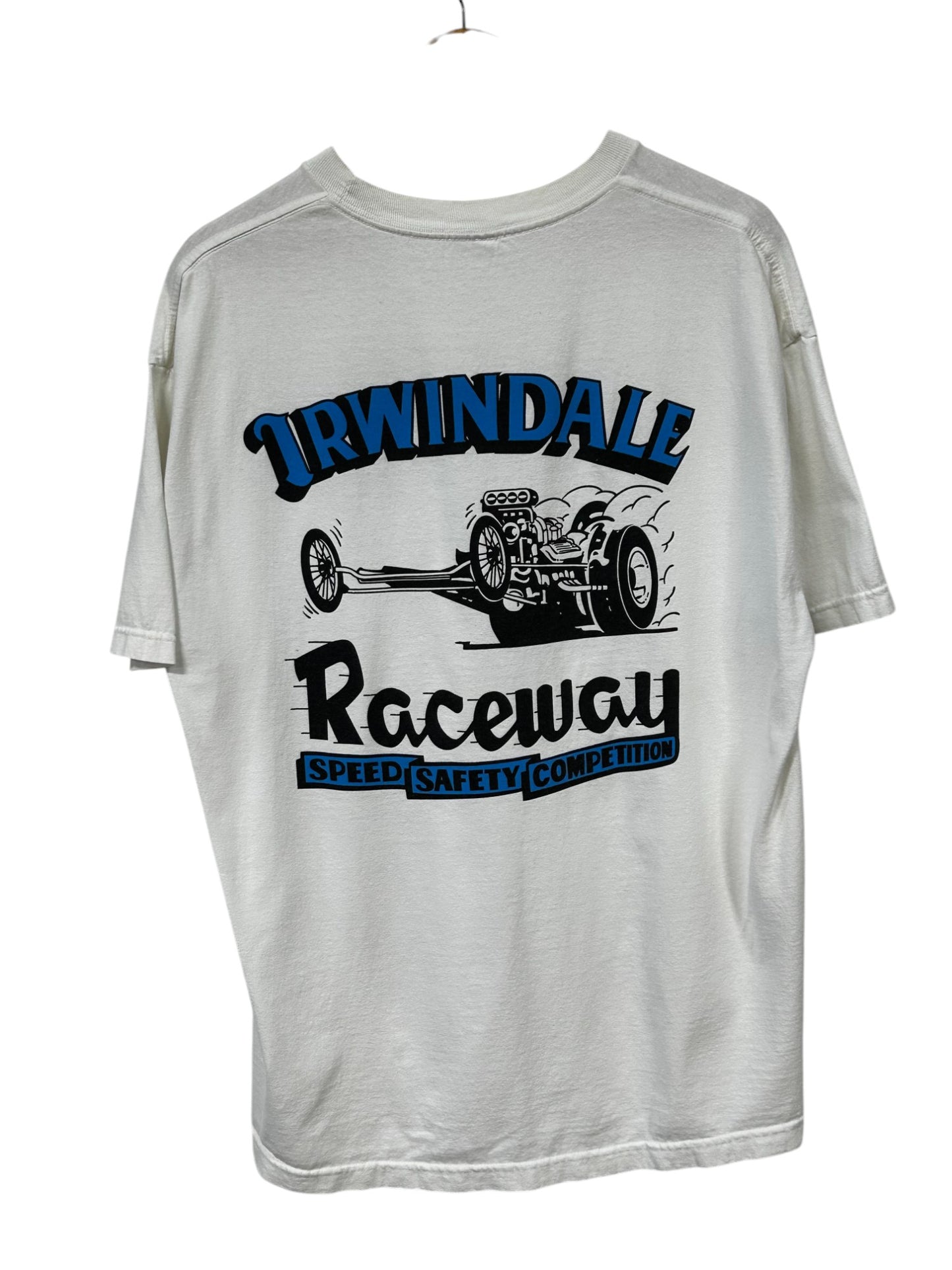 Vintage Irwindale Raceway Funny Car Racing Graphic Tee Size XL