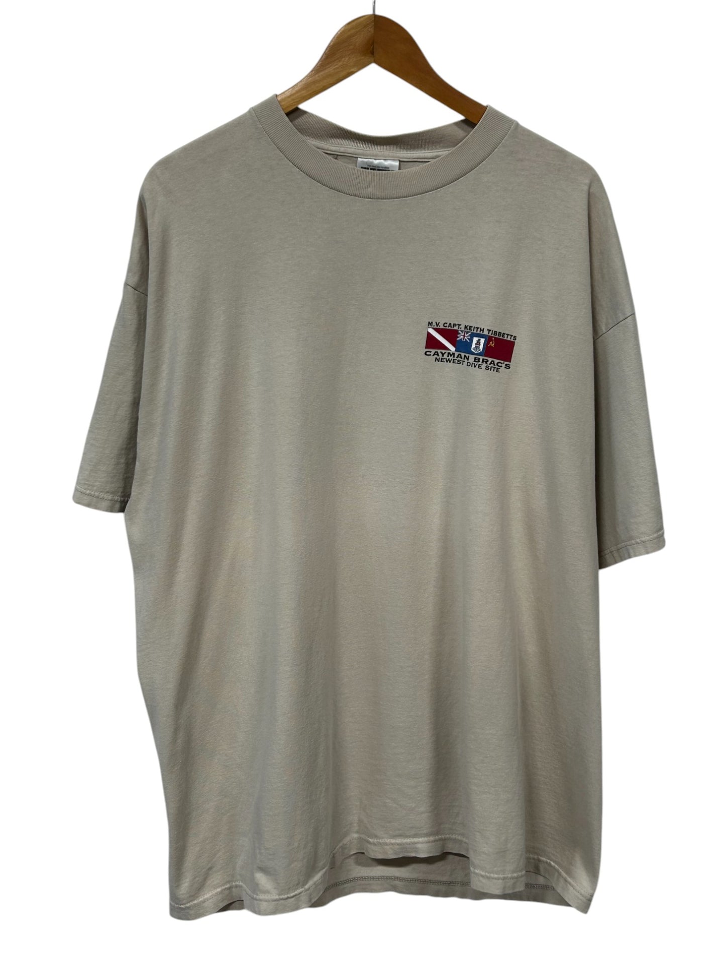 Vintage 90's Cayman Islands Scuba Diving Nature Graphic Tee Size XXL