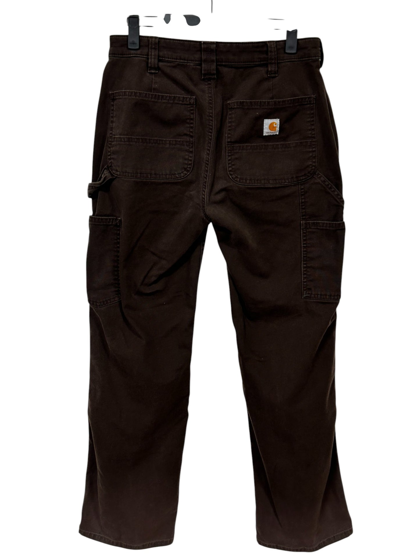 Carhartt Brown Relaxed Fit Carpenter Pants Size 30x29