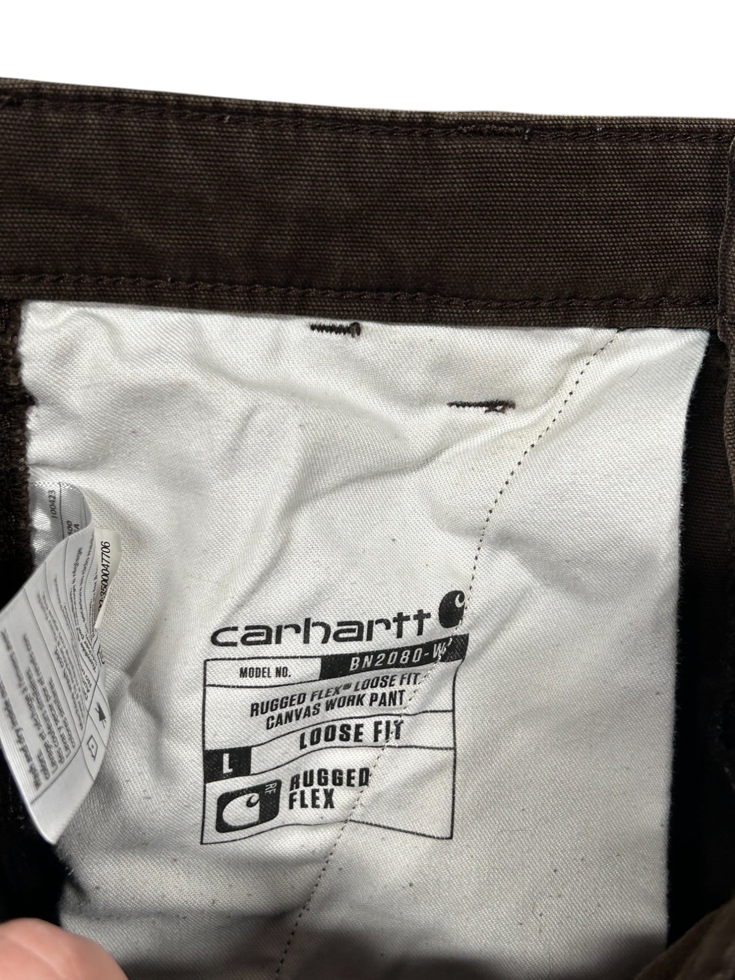 Carhartt Brown Relaxed Fit Carpenter Pants Size 30x29
