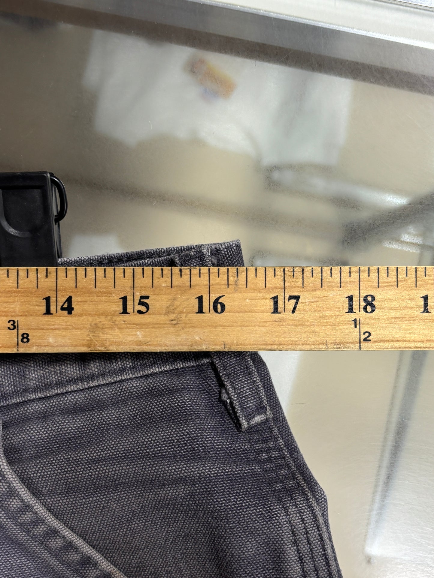 Carhartt Faded Distressed Grey Carpenter Pants Size 32x31