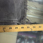 Carhartt Faded Distressed Grey Carpenter Pants Size 32x31