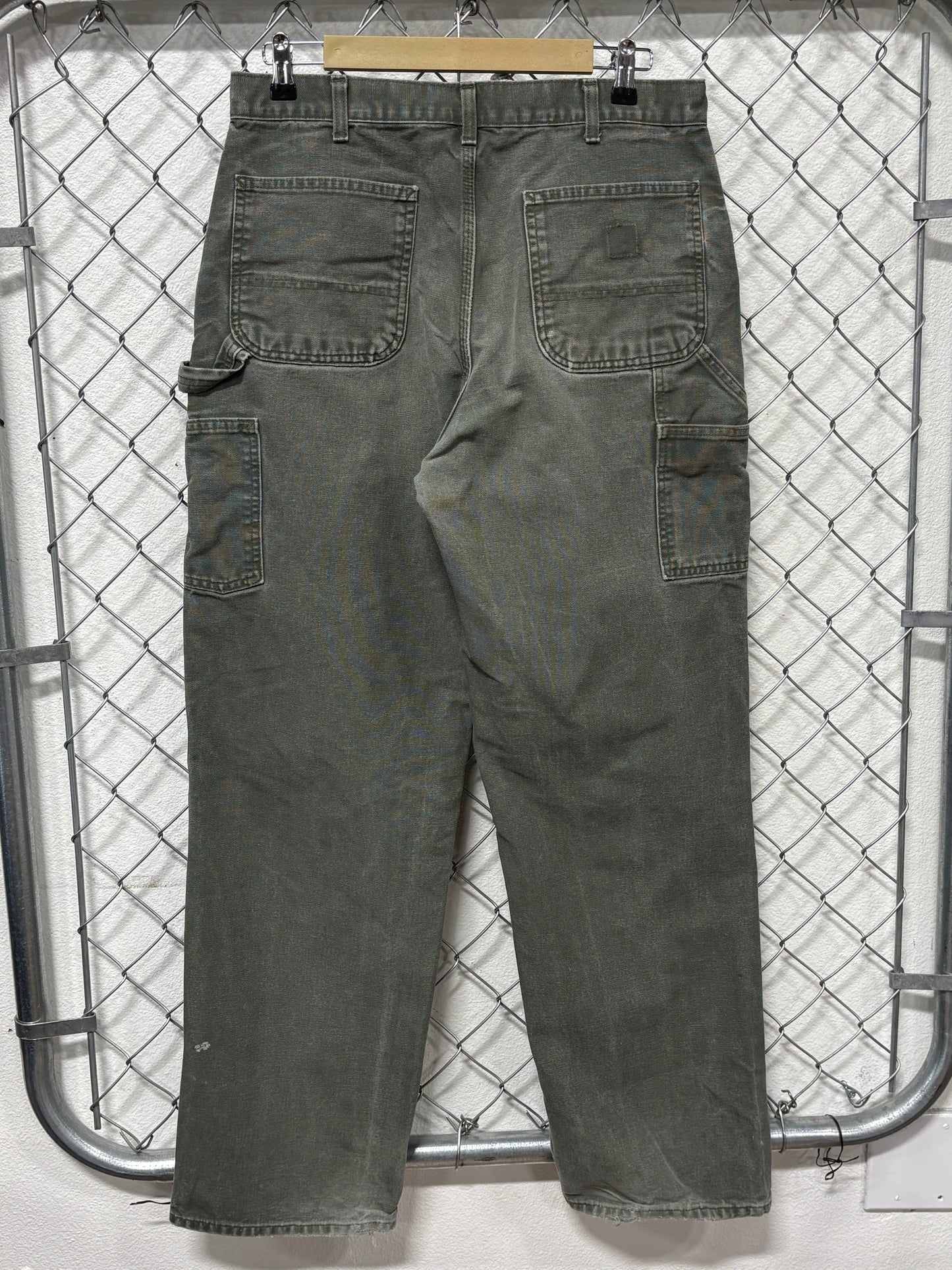 Carhartt Olive Green Carpenter Pants Size 32x32