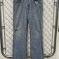 Y2K Abercrombie & Fitch Button Fly Distressed Denim Jeans Size 34x34