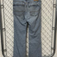 Y2K Abercrombie & Fitch Button Fly Distressed Denim Jeans Size 34x34