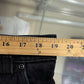 Y2K Black Denim Cutoff Cargo Shorts Size 38