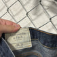 Y2K Abercrombie & Fitch Button Fly Dark Wash Denim Jeans Size 34x34