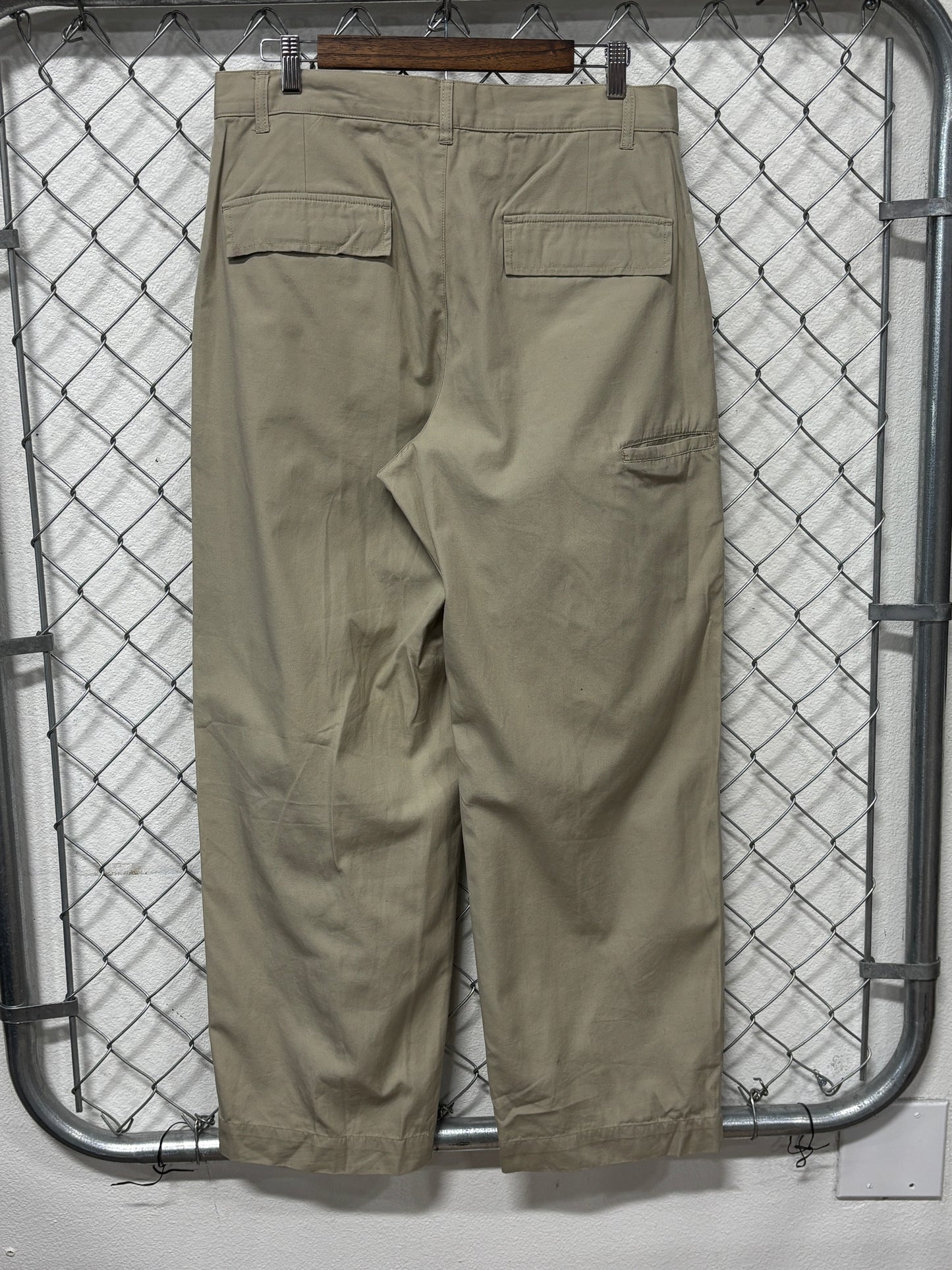 Y2K Mossimo Khaki Tan Baggy Skate Pants Size 33x30