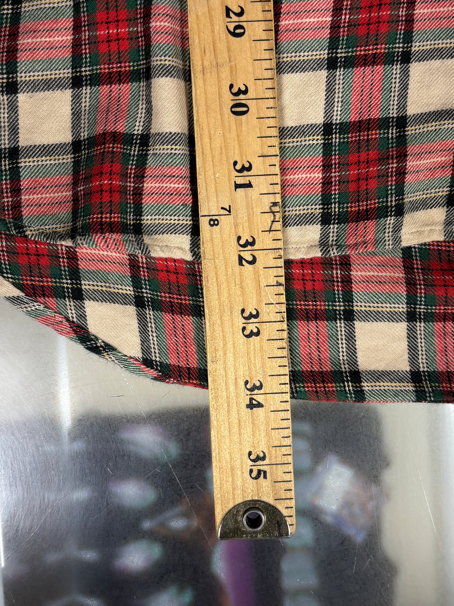 Vintage Polo Ralph Lauren Blake Checkered Flannel Button Up Shirt Size XL