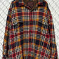 Y2K Abercrombie & Fitch Insulated Heavy Checkered Flannel Button Up Shirt Size L