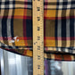Y2K Abercrombie & Fitch Insulated Heavy Checkered Flannel Button Up Shirt Size L