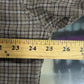 Y2K Gap Brown Plaid Button Up Flannel Shirt Size XL