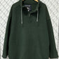 Vintage 90's Abercrombie & Fitch Green Pullover Pile Fleece Sweater Size XL