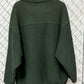 Vintage 90's Abercrombie & Fitch Green Pullover Pile Fleece Sweater Size XL
