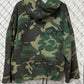 Vintage Hand Made Military Camo Pullover Hoodie Size XXL