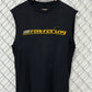 Y2K Fox Motocross Racing Cutoff Black Shirt Size Large