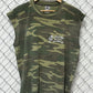 Y2K Camo Little Joe's Bar and Grill Cutoff Shirt Size XL