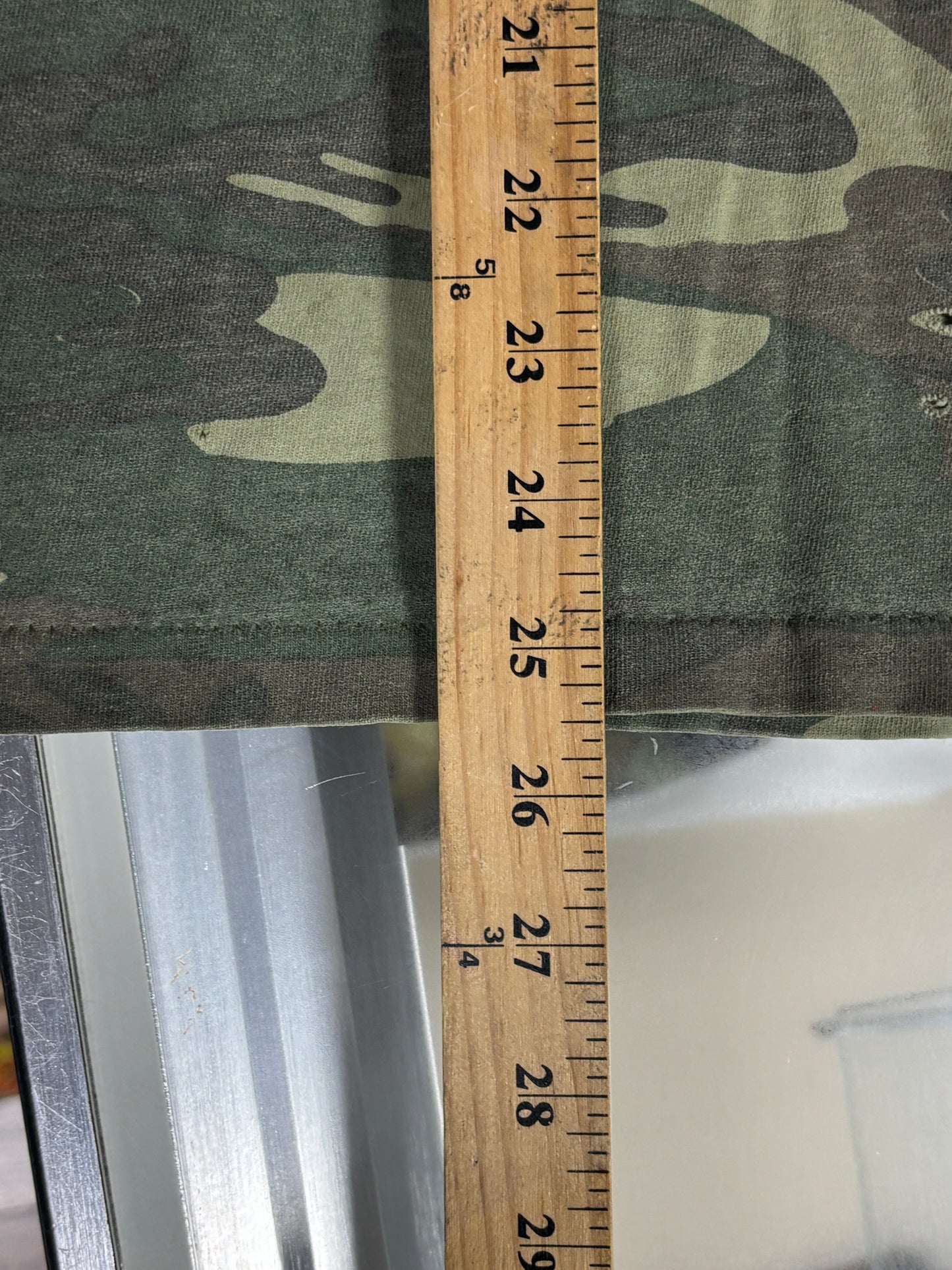 Y2K Camo Little Joe's Bar and Grill Cutoff Shirt Size XL