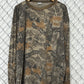 Vintage 90's RealTree Hunting camo Woodland Long Sleeve Shirt Size XXL