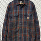 Carhartt Plaid Sherpa Insulated Heavy Button Up Work Shirt Size Large