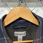 Carhartt Plaid Sherpa Insulated Heavy Button Up Work Shirt Size Large
