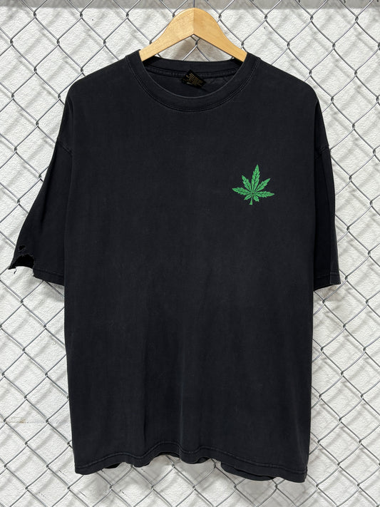 Y2K American Home Grown Ass Kickin Weed Parody Tee Size XXL