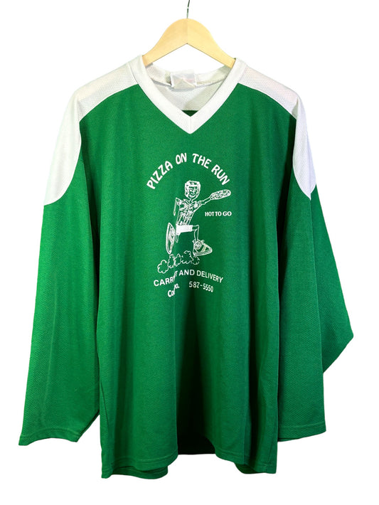 Vintage Pizza on the Run Hockey Jersey Size XL