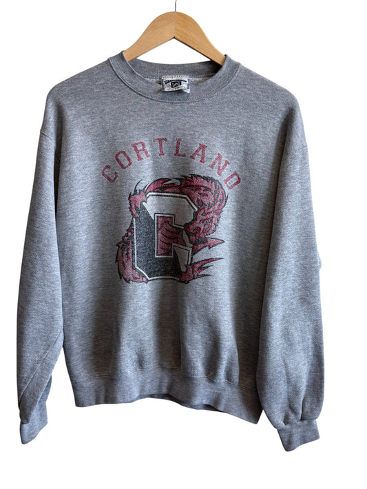 Vintage 90's Cortland University New York College Sweater Size Medium