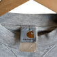 Vintage 90's Carhartt Classic Script Logo Grey Sweater Size Medium