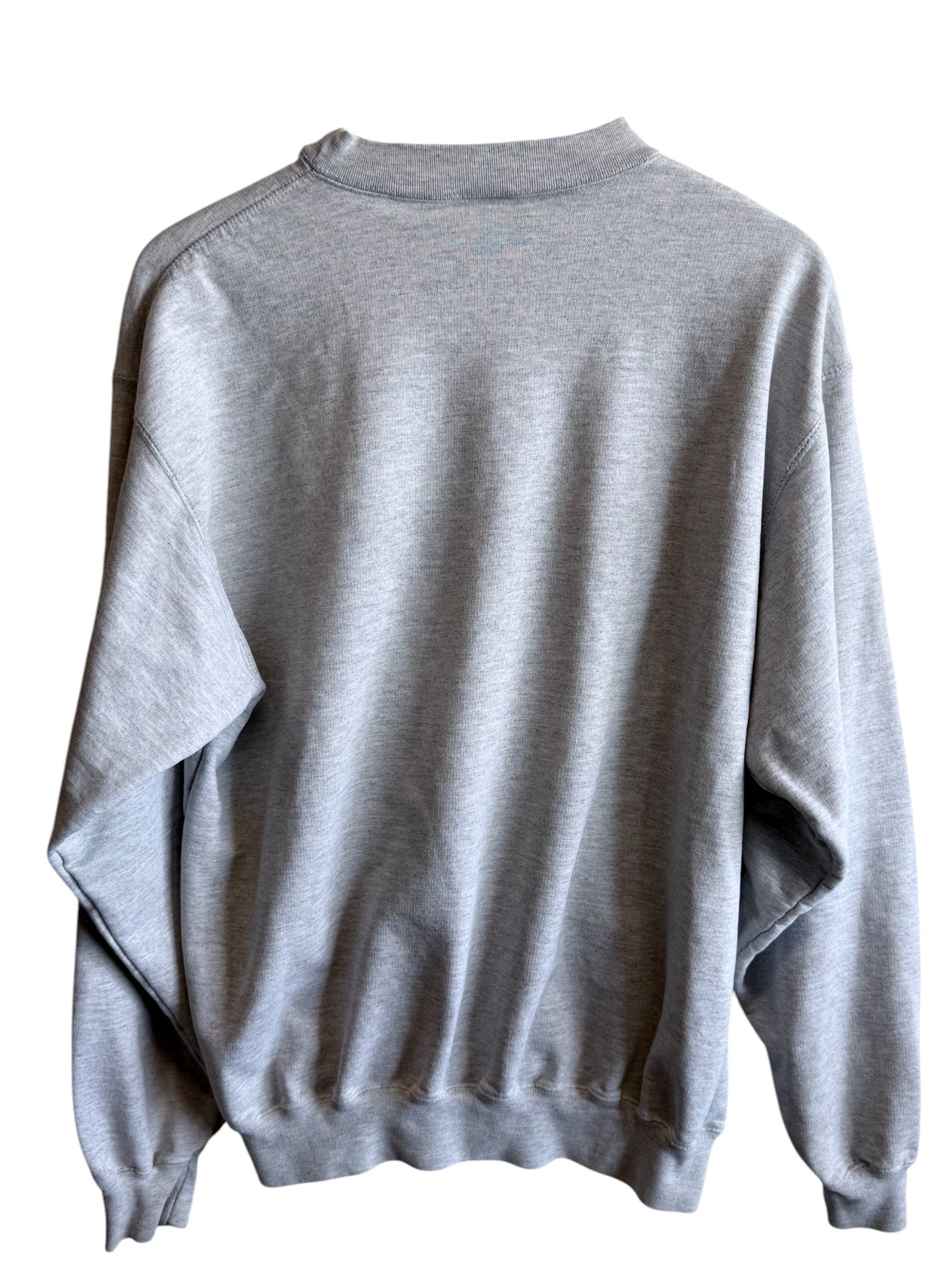 Vintage 90's Carhartt Classic Script Logo Grey Sweater Size Medium