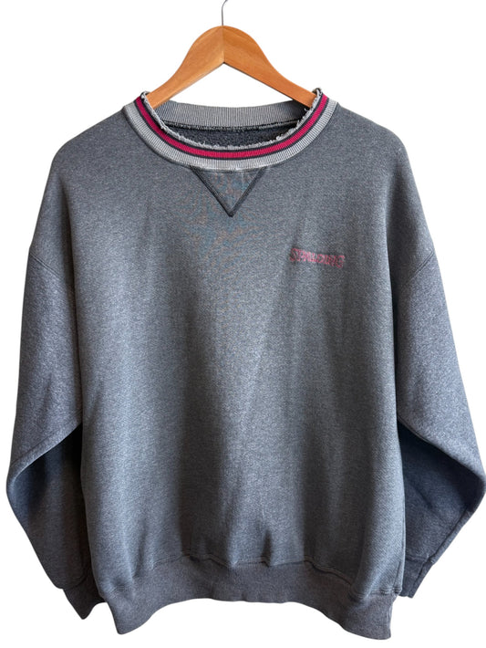 Vintage 90's Spalding Grey Crewneck Sweater Size L/XL