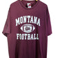 Vintage University of Montana Grizzlies Football Graphic Tee Size XXL