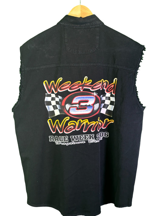 Vintage 00's Weekend Warrior Daytona Race Week Button Up Size Large