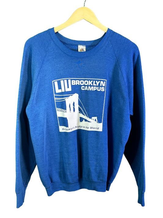 Vintage 90's Brooklyn Bridge Graphic Crewneck Sweater Size XL