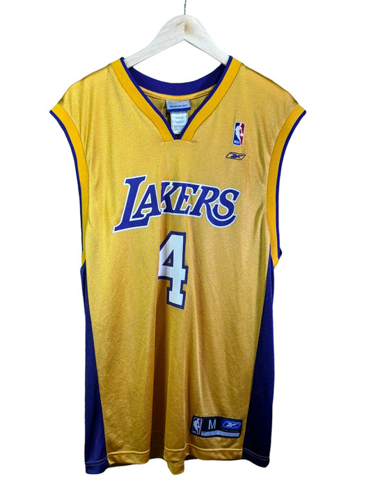 Vintage 00's Los Angeles Lakers Reebok Jersey #4 Cherish Size Medium