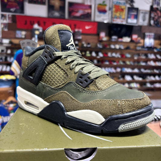 Jordan 4 'Craft Olive' Size 4.5Y