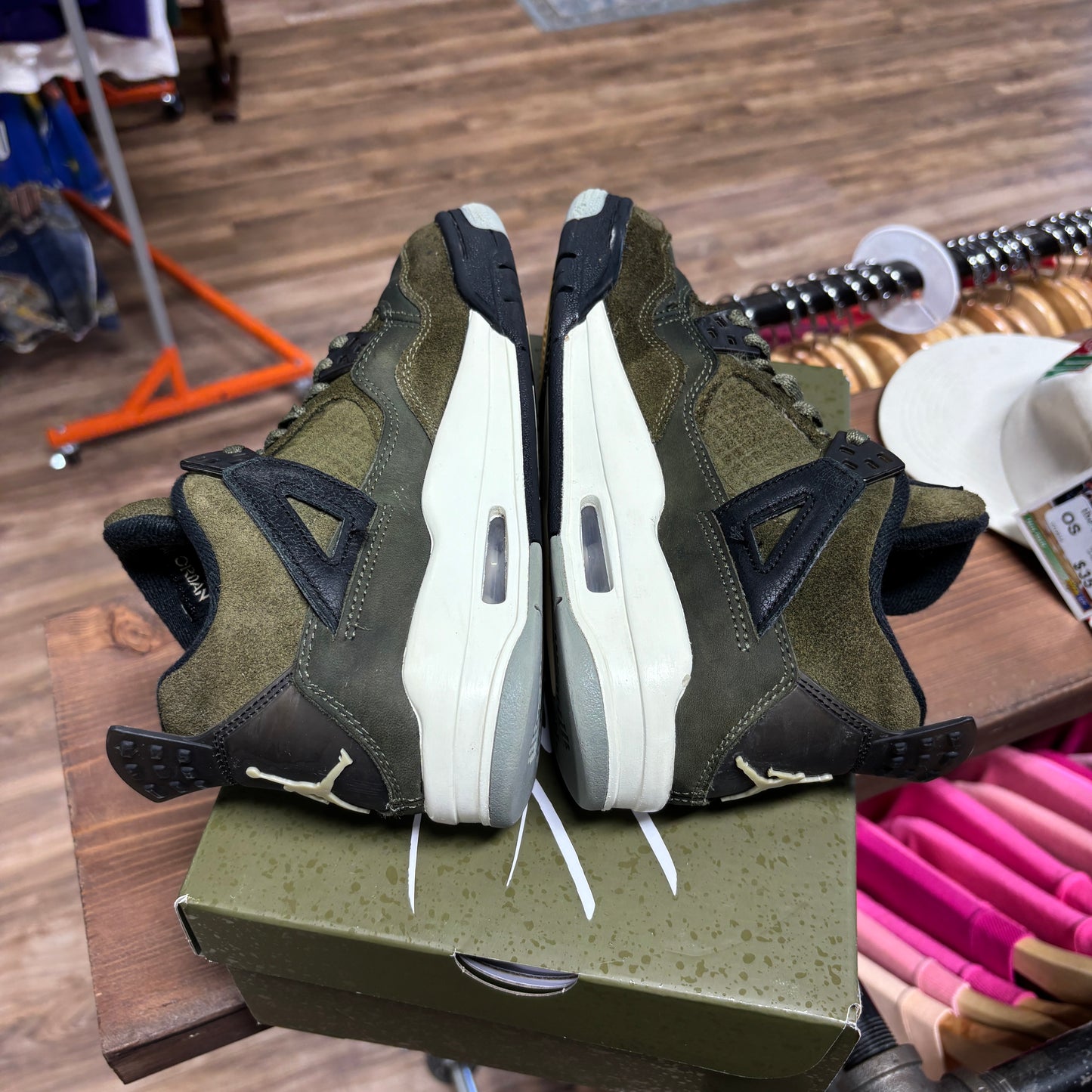 Jordan 4 'Craft Olive' Size 4.5Y