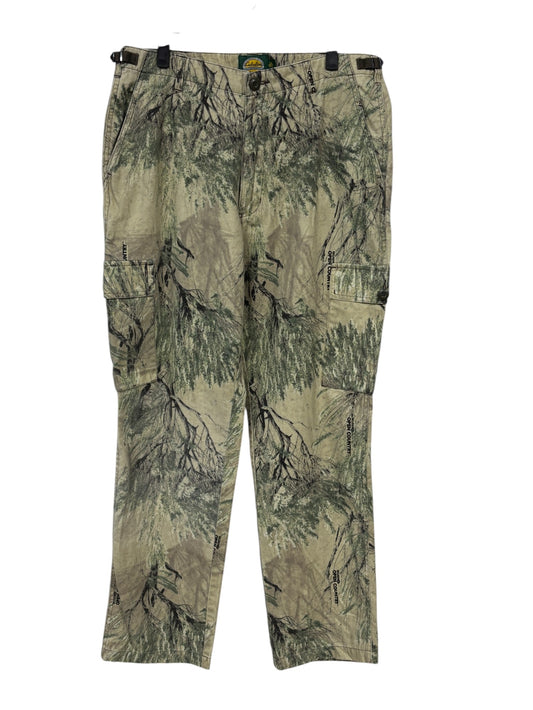 Cabela's Woodland Camo Hunting Cargo Pants Size 34x31