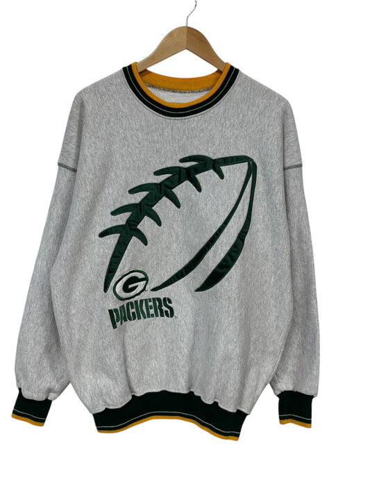 Vintage Green Bay Packers NFL Logo Legends Crewneck Sweater Size XL