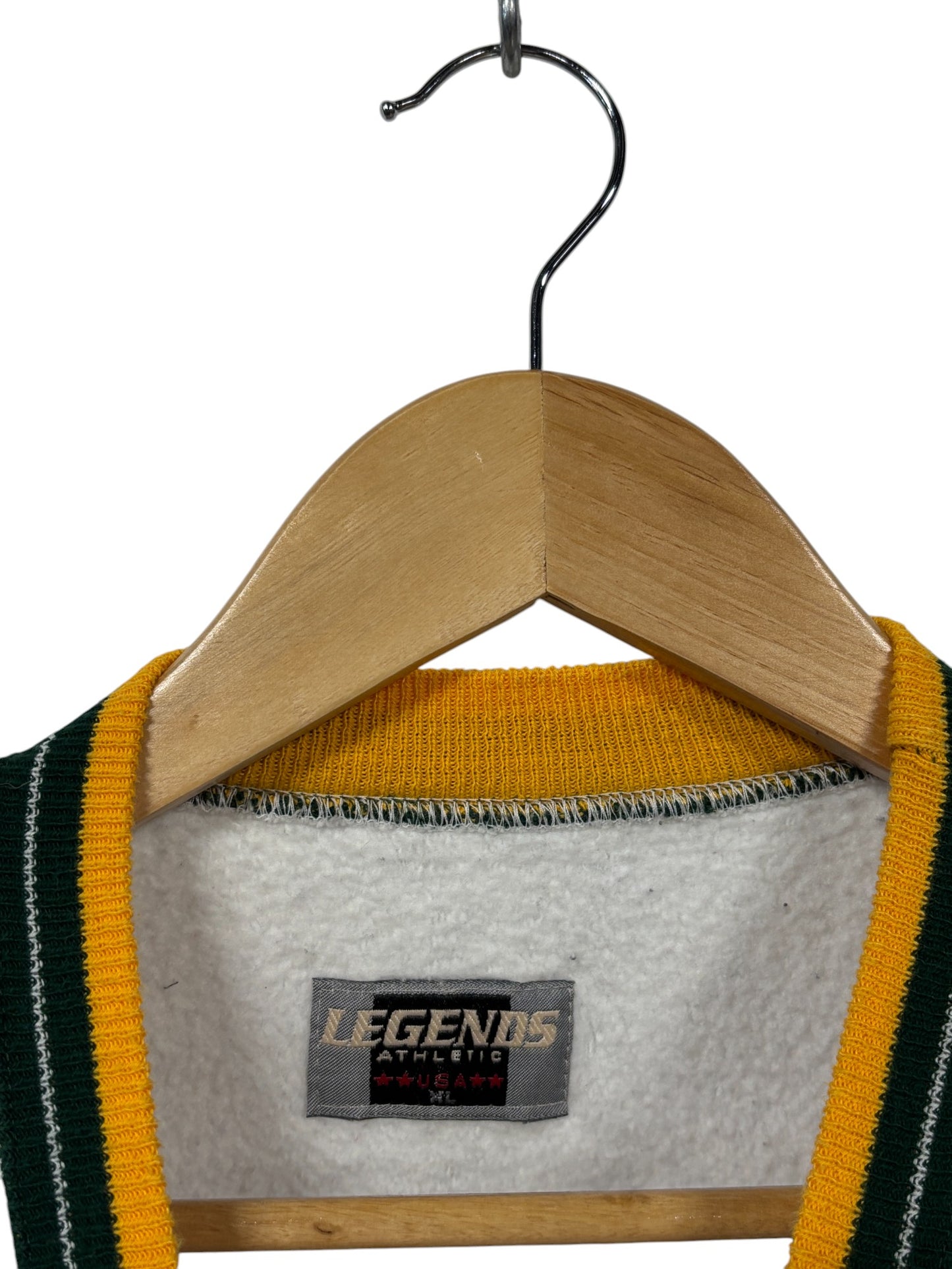 Vintage Green Bay Packers NFL Logo Legends Crewneck Sweater Size XL