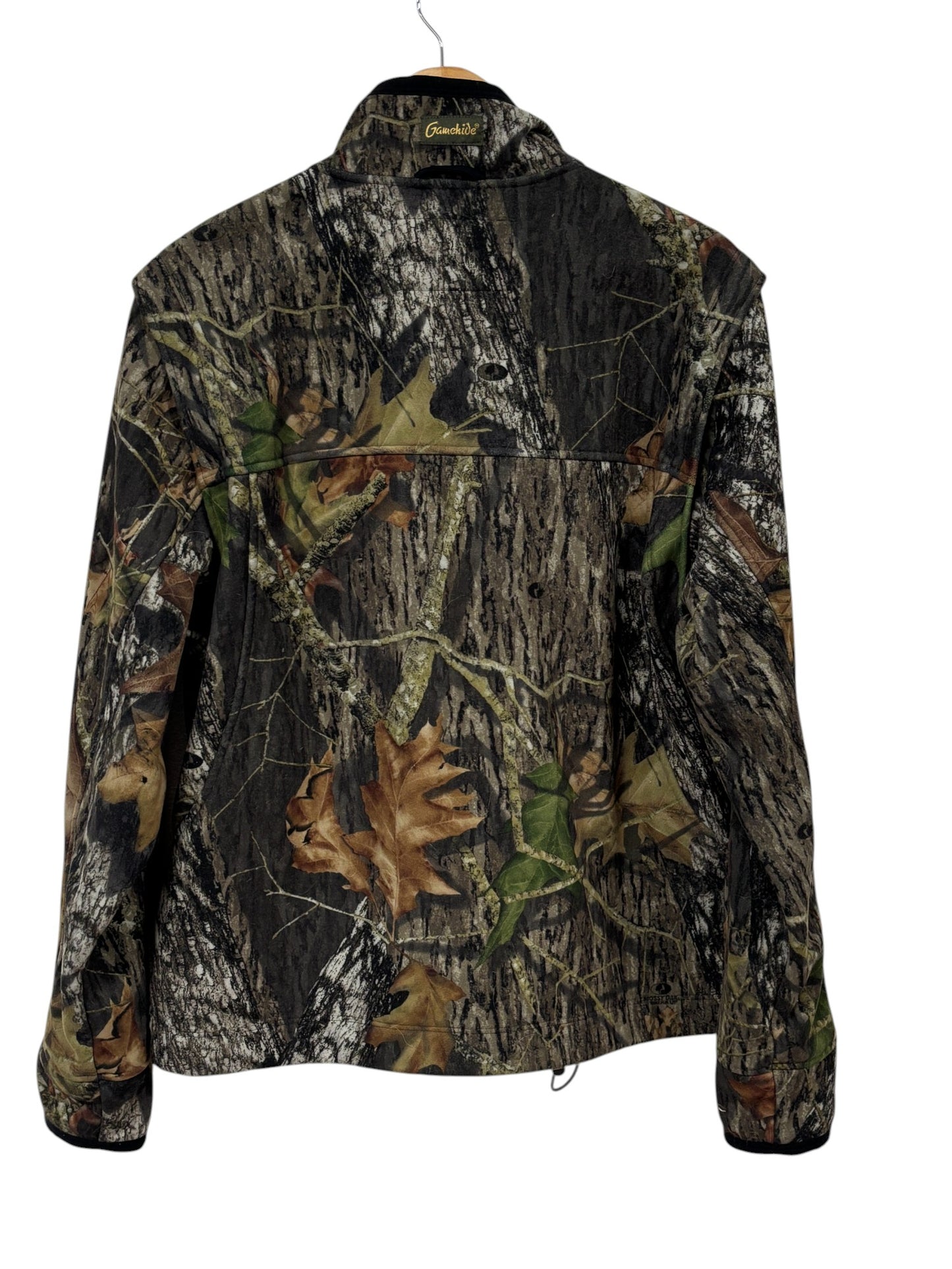 Vintage Hunting Woodland Camo Full Zip Jacket Size Large