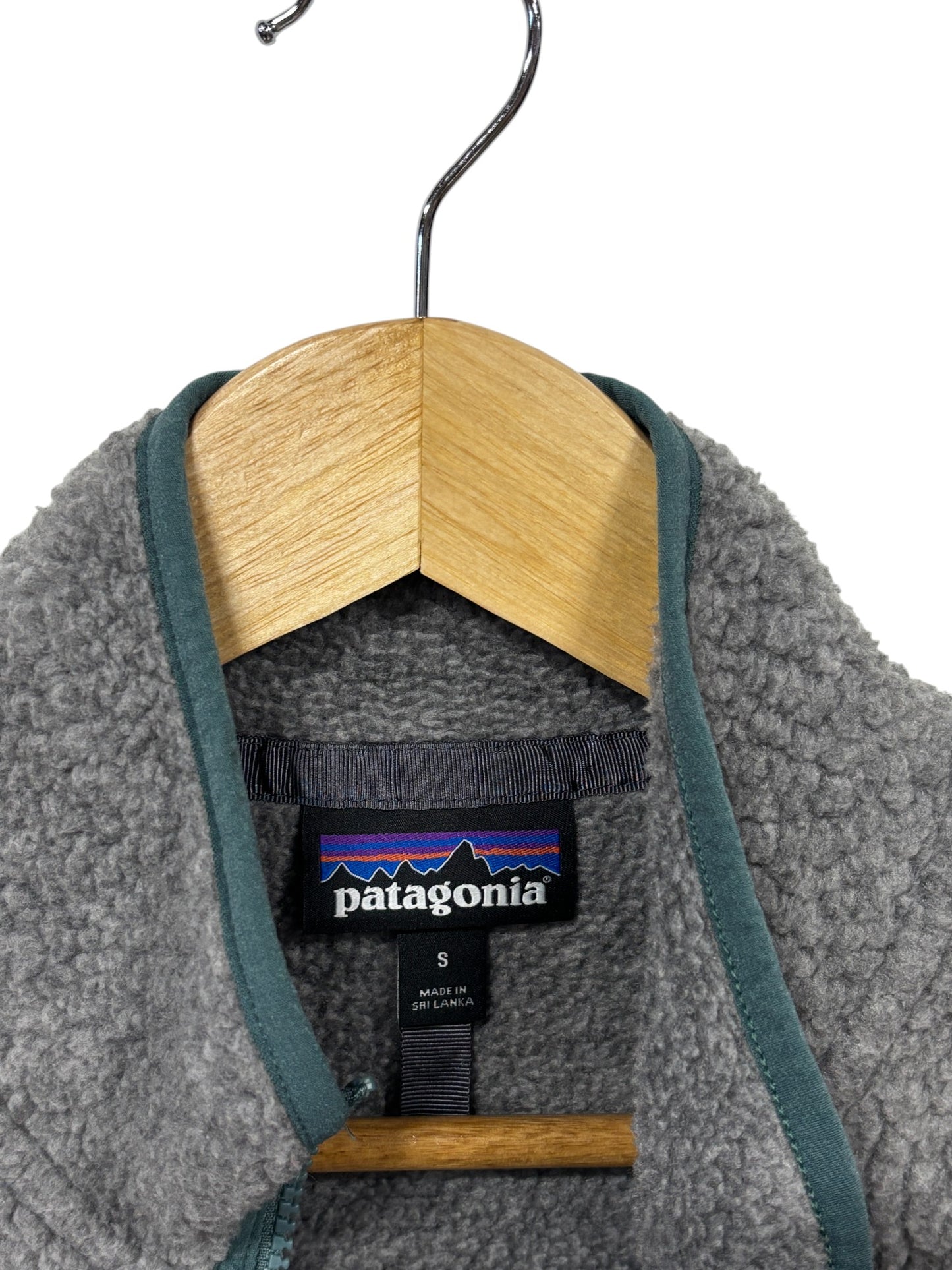 Patagonia Grey Fleece Marsupial Sweater Size Small