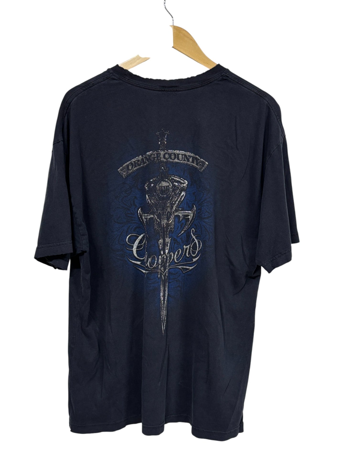 Vintage Y2K West Coast Choppers Biker Graphic Tee Size XL