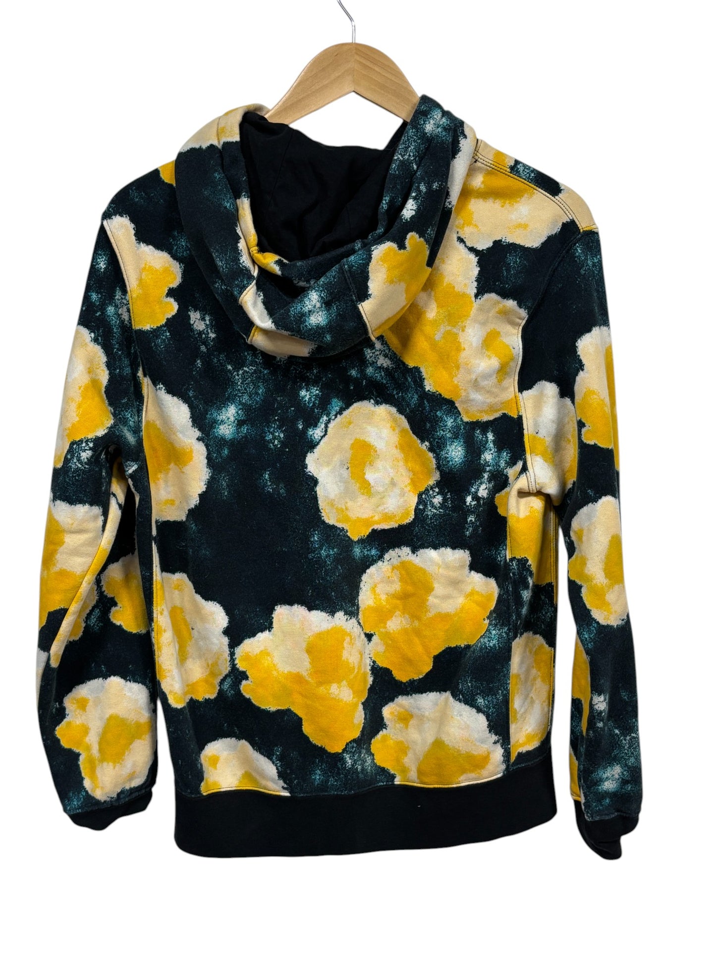 Nike Floral Print Swoosh Hoodie Size Small