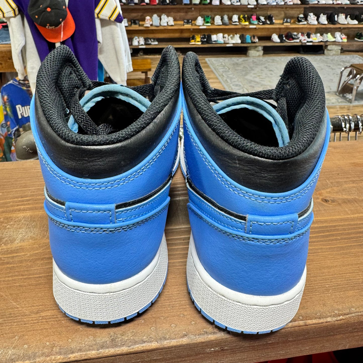 Jordan 1 Mid 'University Blue Black' Size 6.5Y