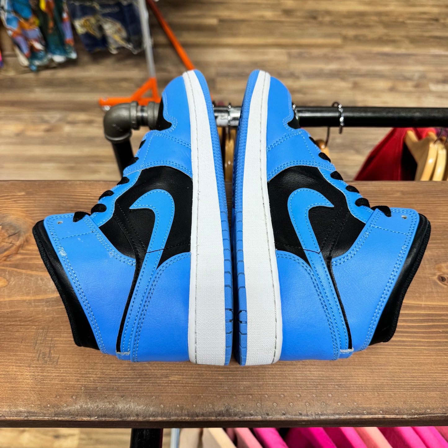 Jordan 1 Mid 'University Blue Black' Size 6.5Y