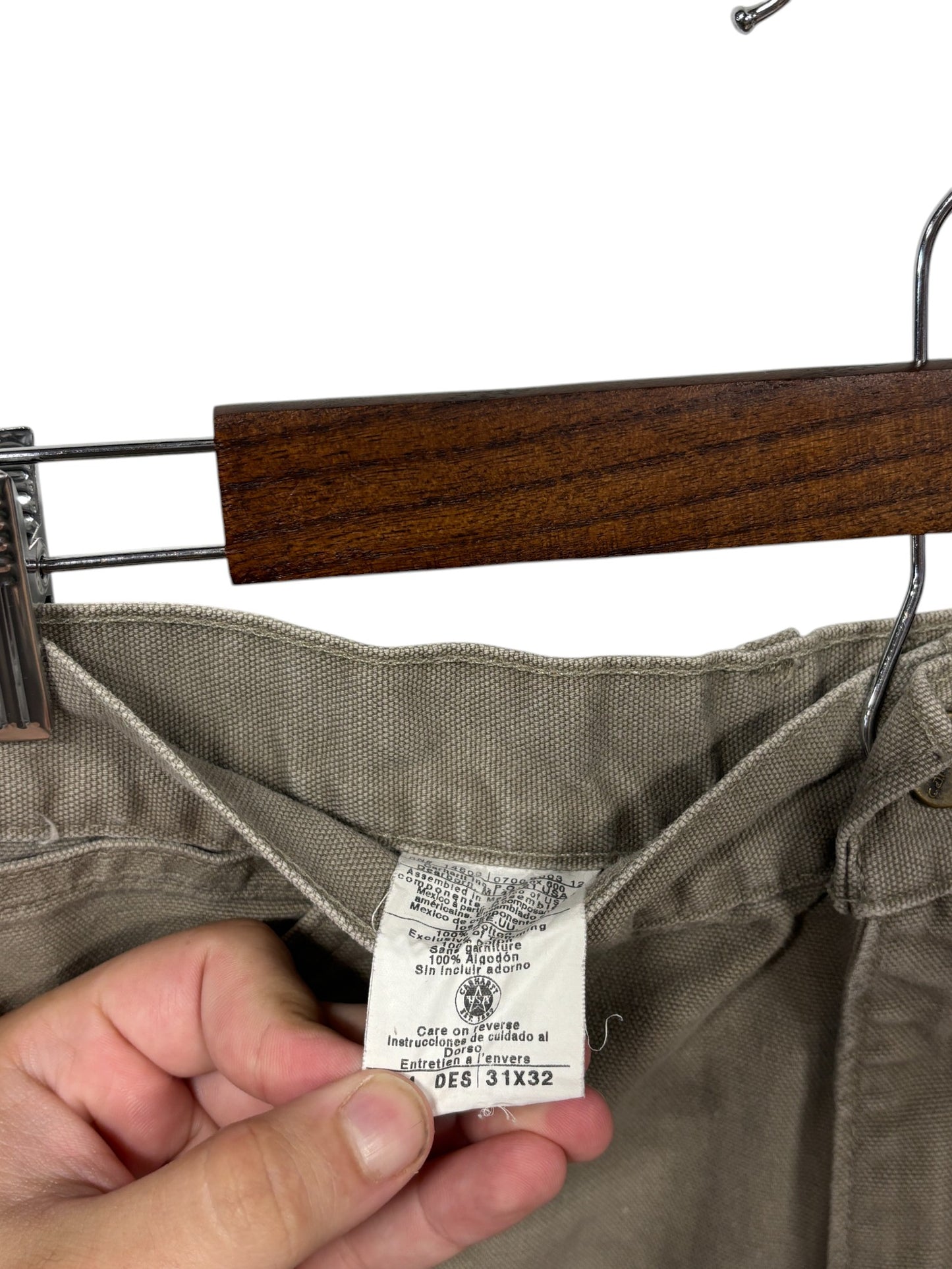 Vintage Carhartt Tan Carpenter Pants Size 30x30