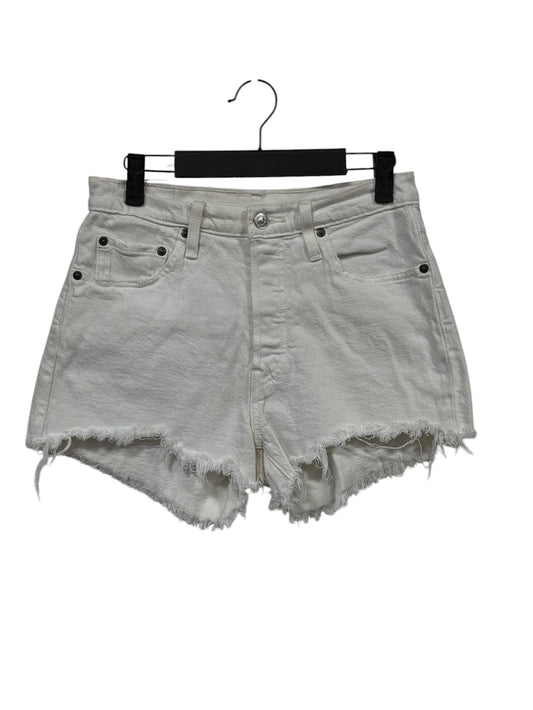 Levi's White Denim Jean Shorts Size 27