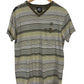 Vintage Y2K Enyce V Neck Striped Tee Size XL